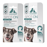 Hukasin® Spot On Hund - Zecken- und Floh Schutz - Doppelpack