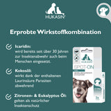 Hukasin® Spot On Hund - Zecken- und Floh Schutz - Doppelpack