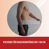 Medizinischer Wärmegürtel 6+1 Anwendung