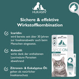 Hukasin® Spot On Katze - Zecken- und Floh Schutz