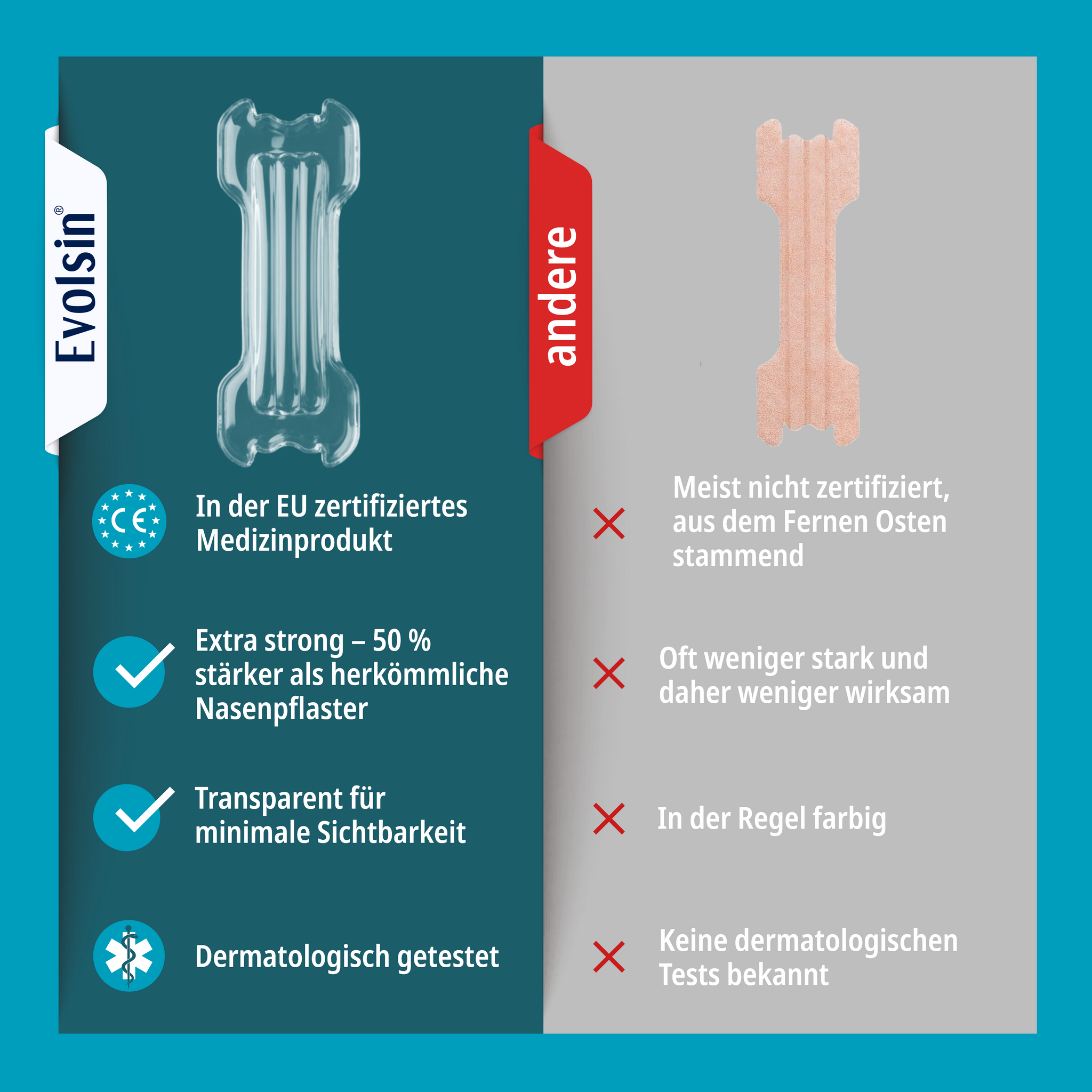 Anti Schnarch Nasenpflaster Doppelpack