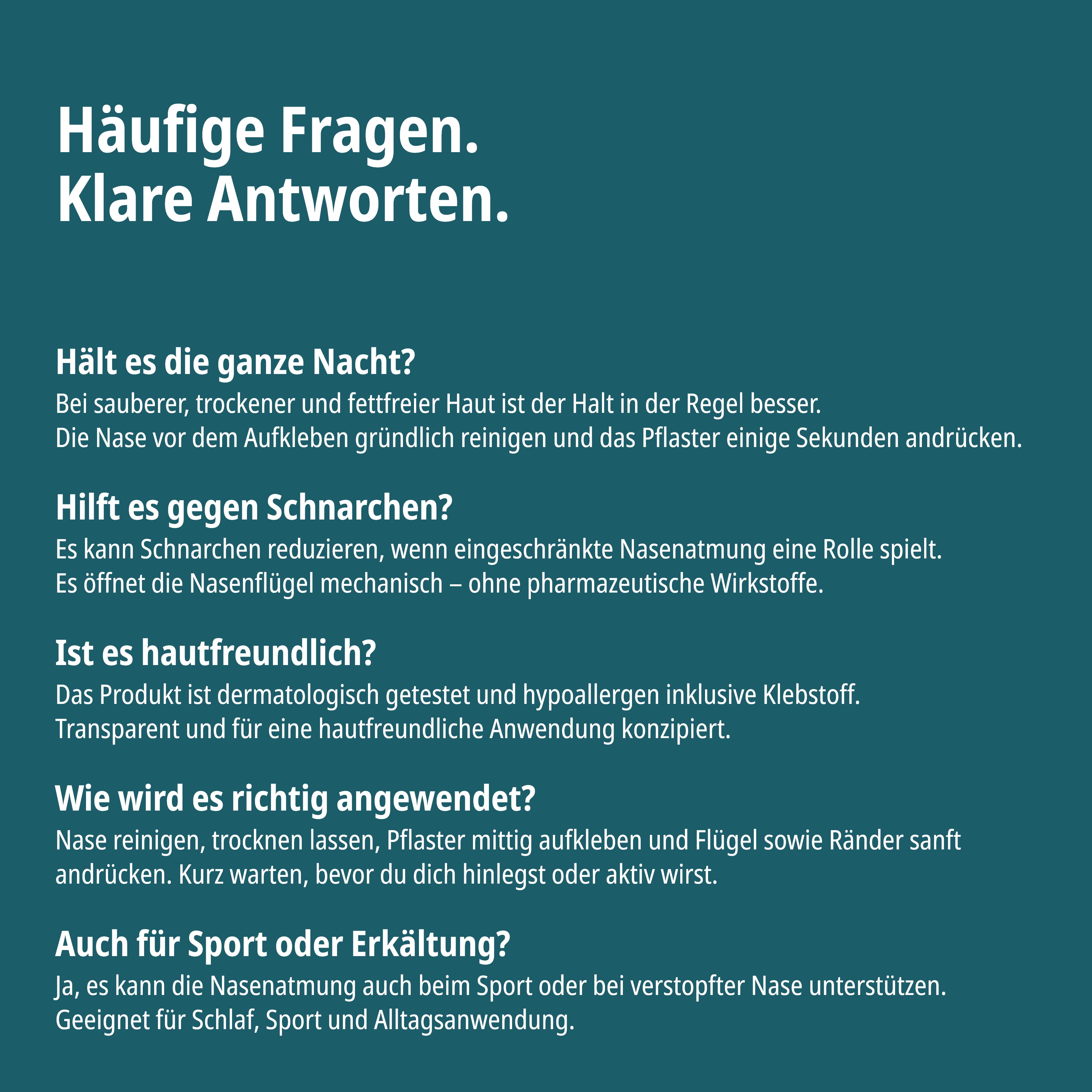 Anti Schnarch Nasenpflaster Doppelpack