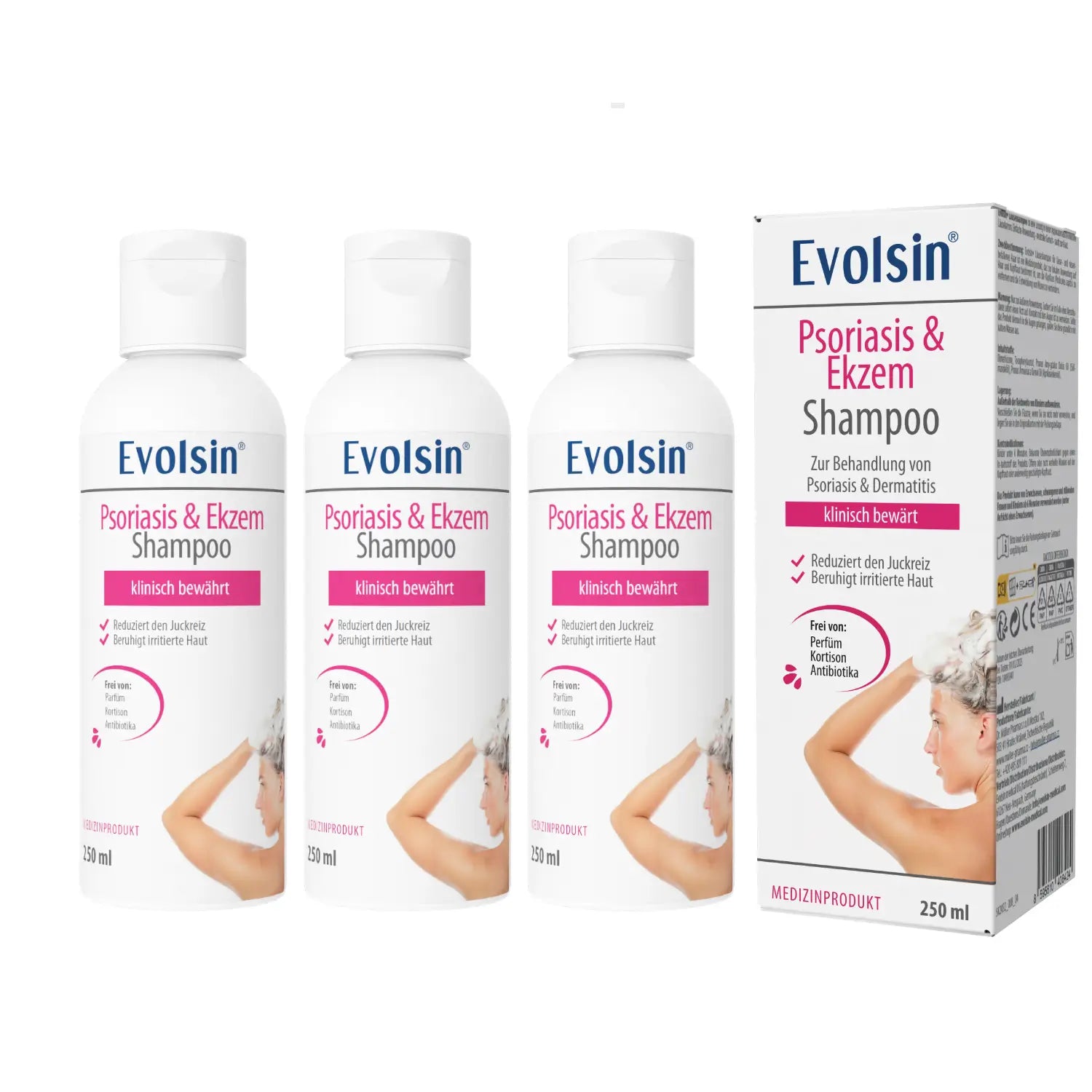 Psoriasis & Ekzem Shampoo 3er Pack