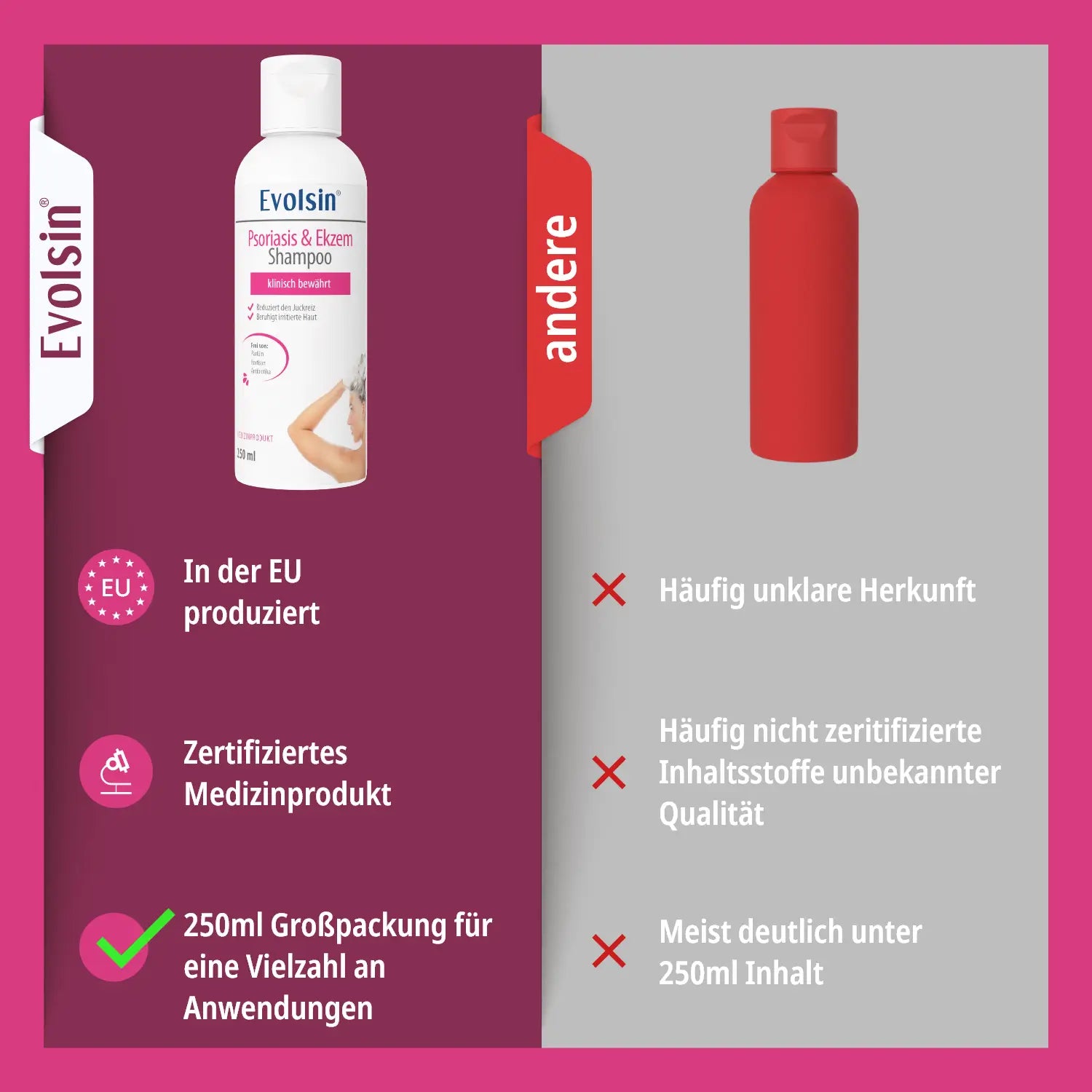 Psoriasis & Ekzem Shampoo 3er Pack