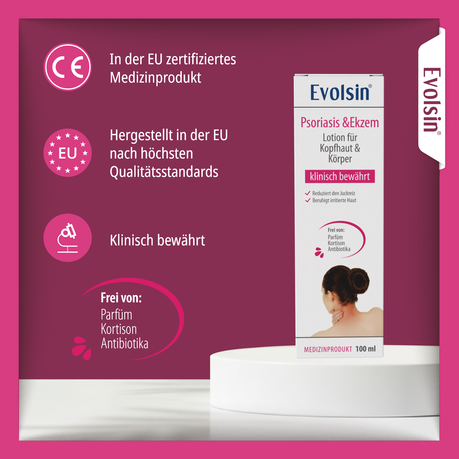 Psoriasis & Ekzem Lotion für Kopfhaut und Körper