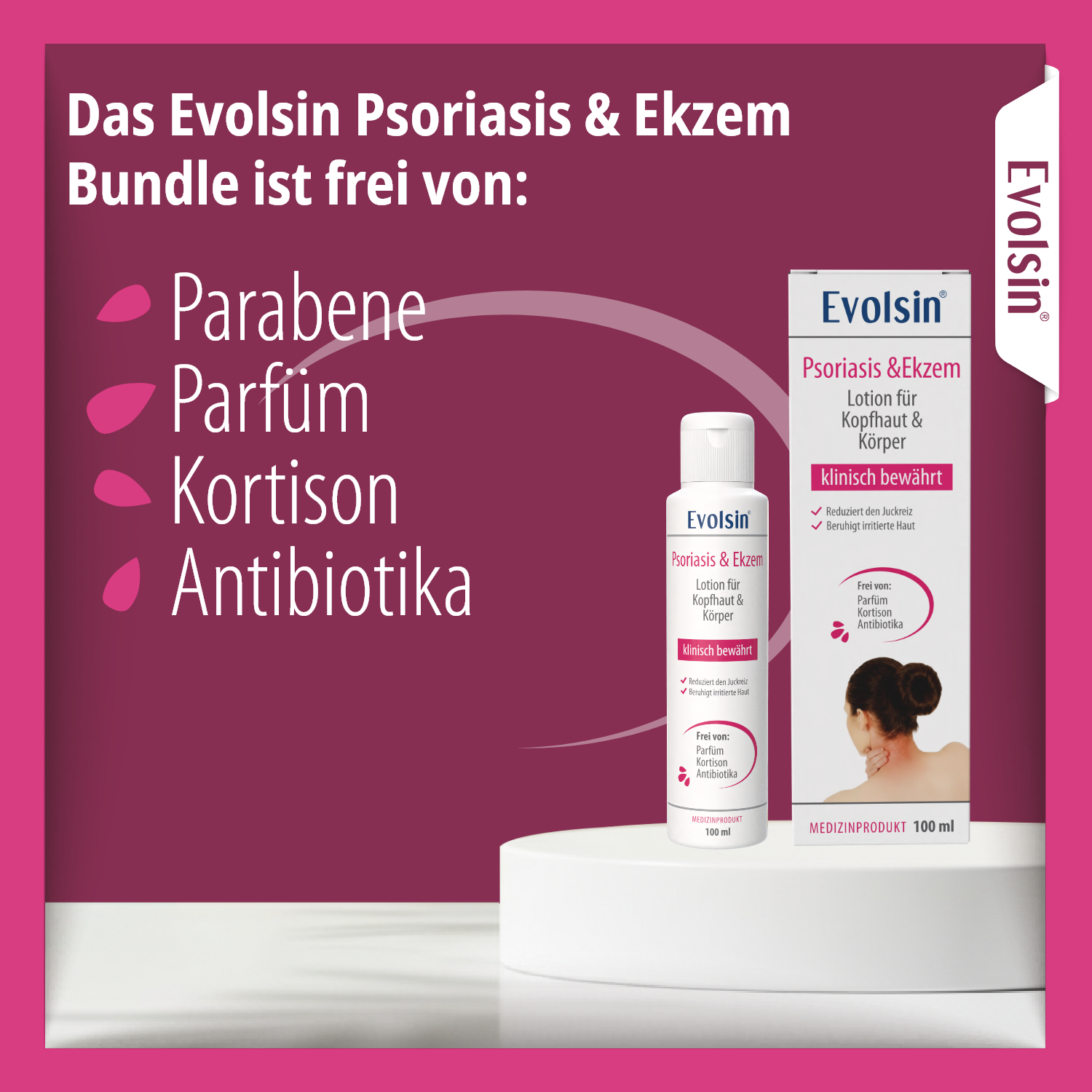 Psoriasis & Ekzem Lotion für Kopfhaut und Körper