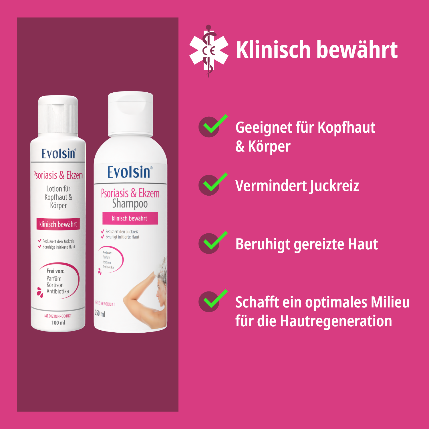 Psoriasis & Ekzem Bundle (Lotion + Shampoo)