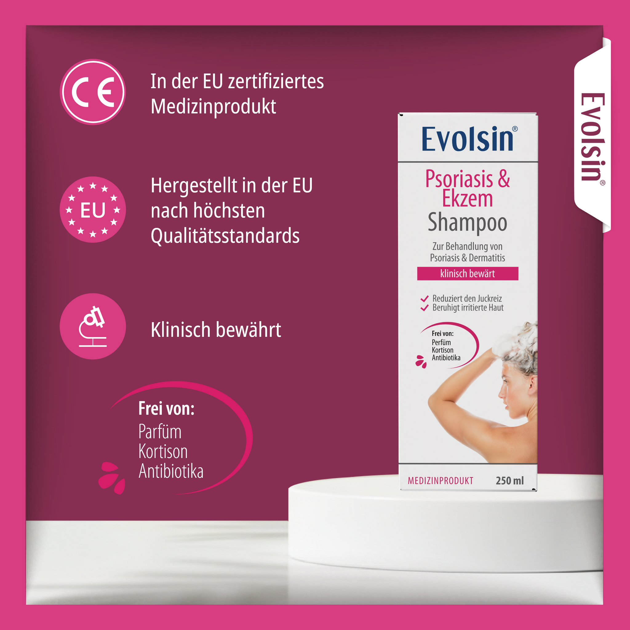 Psoriasis & Ekzem Shampoo für Kopfhaut & Körper