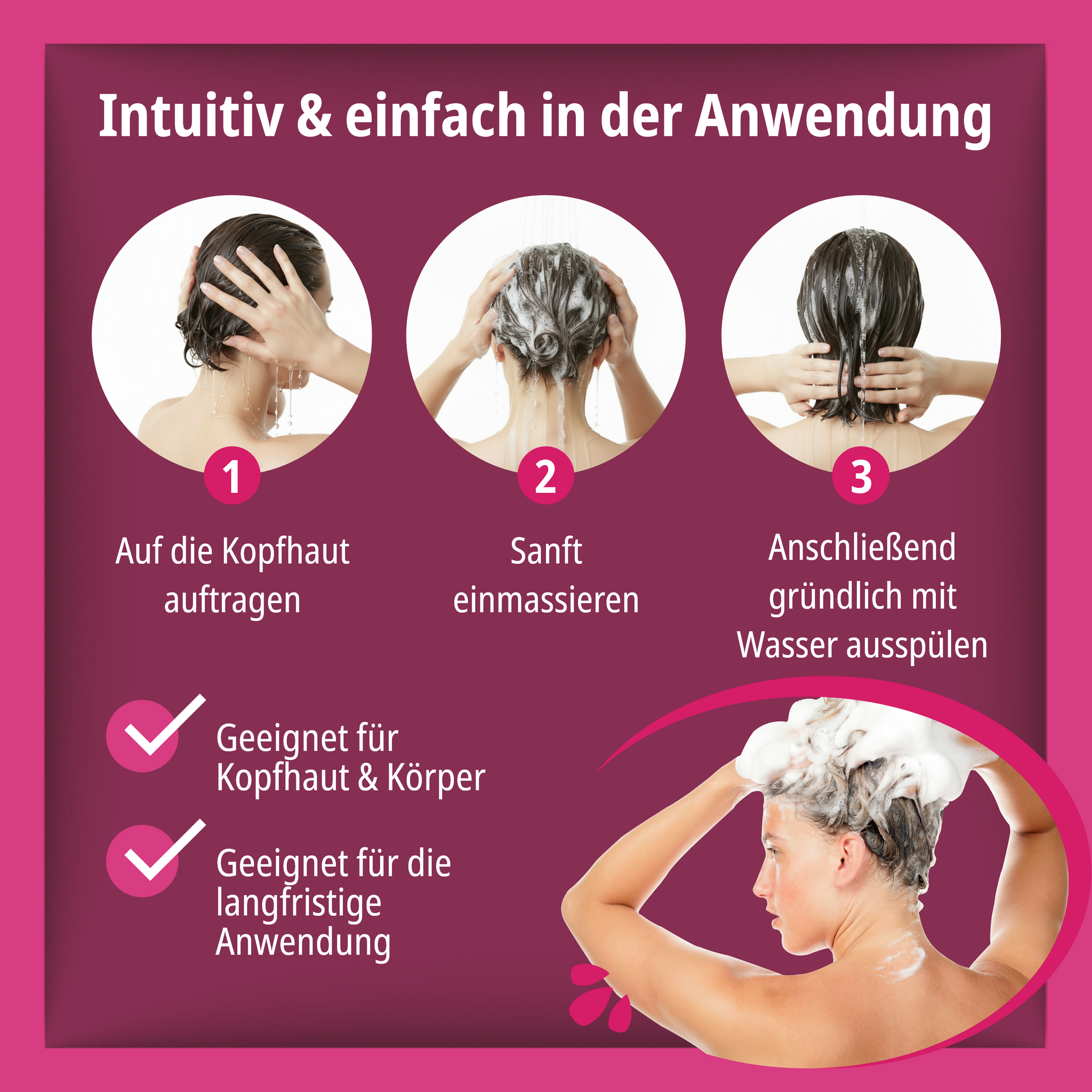 Psoriasis & Ekzem Shampoo für Kopfhaut & Körper