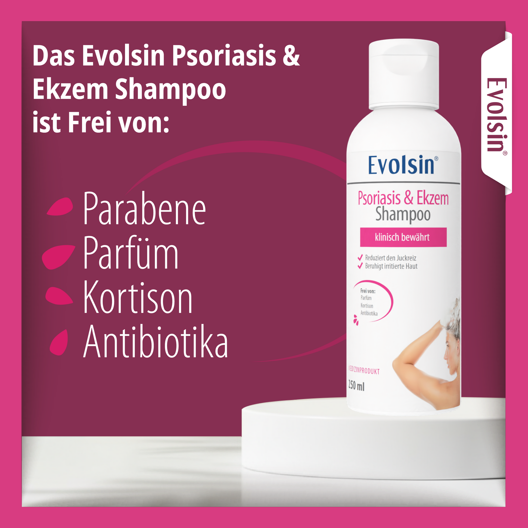 Psoriasis & Ekzem Shampoo für Kopfhaut & Körper