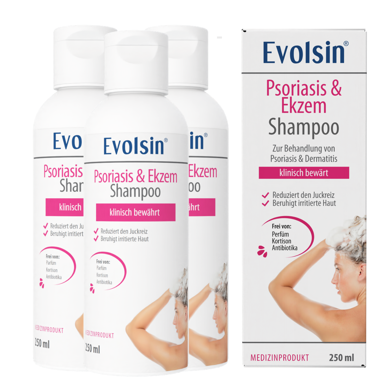 Psoriasis & Ekzem Shampoo 3er Pack