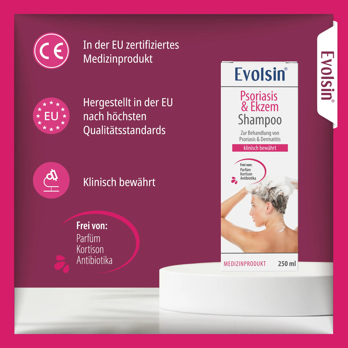 Psoriasis & Ekzem Shampoo für Kopfhaut & Körper
