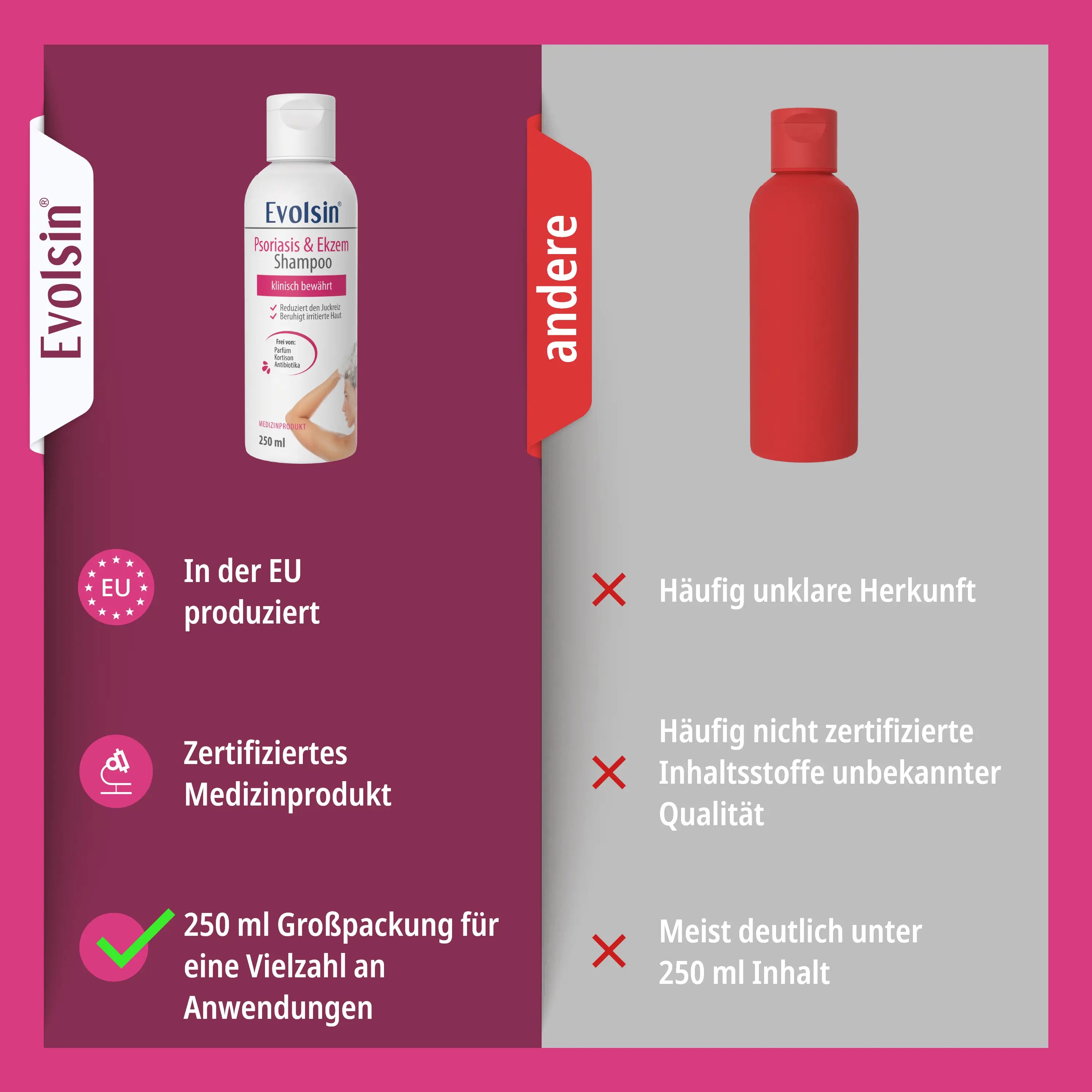 Psoriasis & Ekzem Shampoo 3er Pack