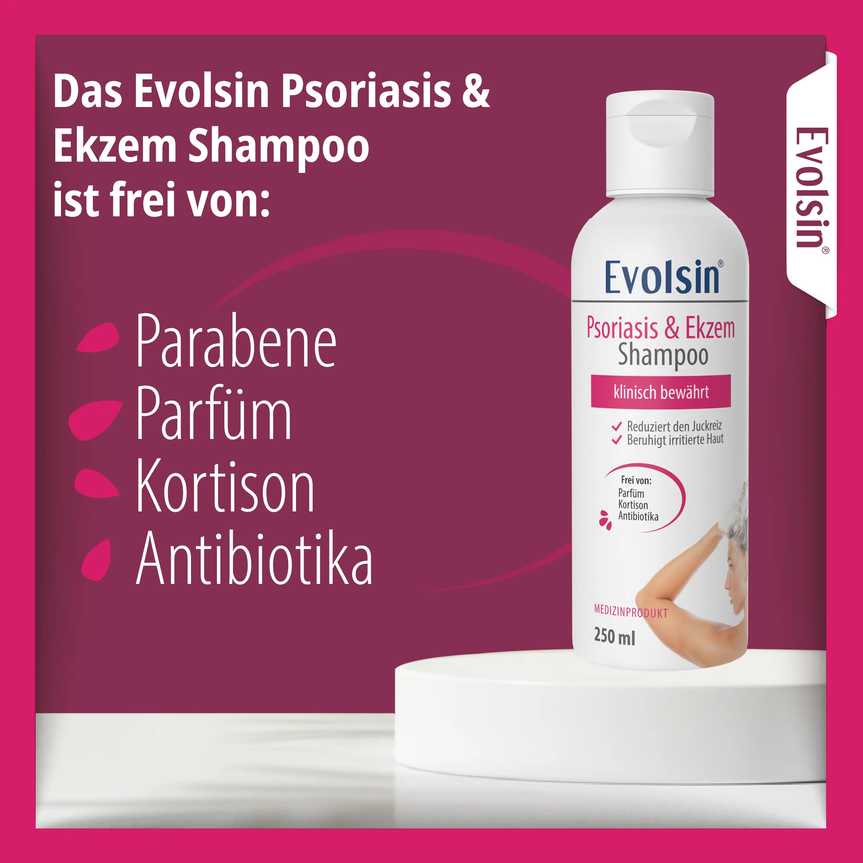 Psoriasis & Ekzem Shampoo für Kopfhaut & Körper