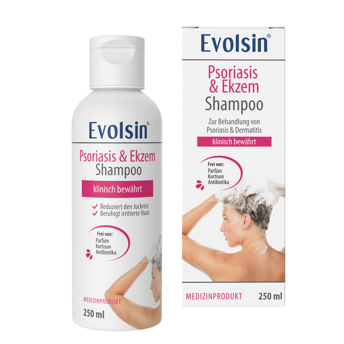 Psoriasis & Ekzem Shampoo für Kopfhaut & Körper