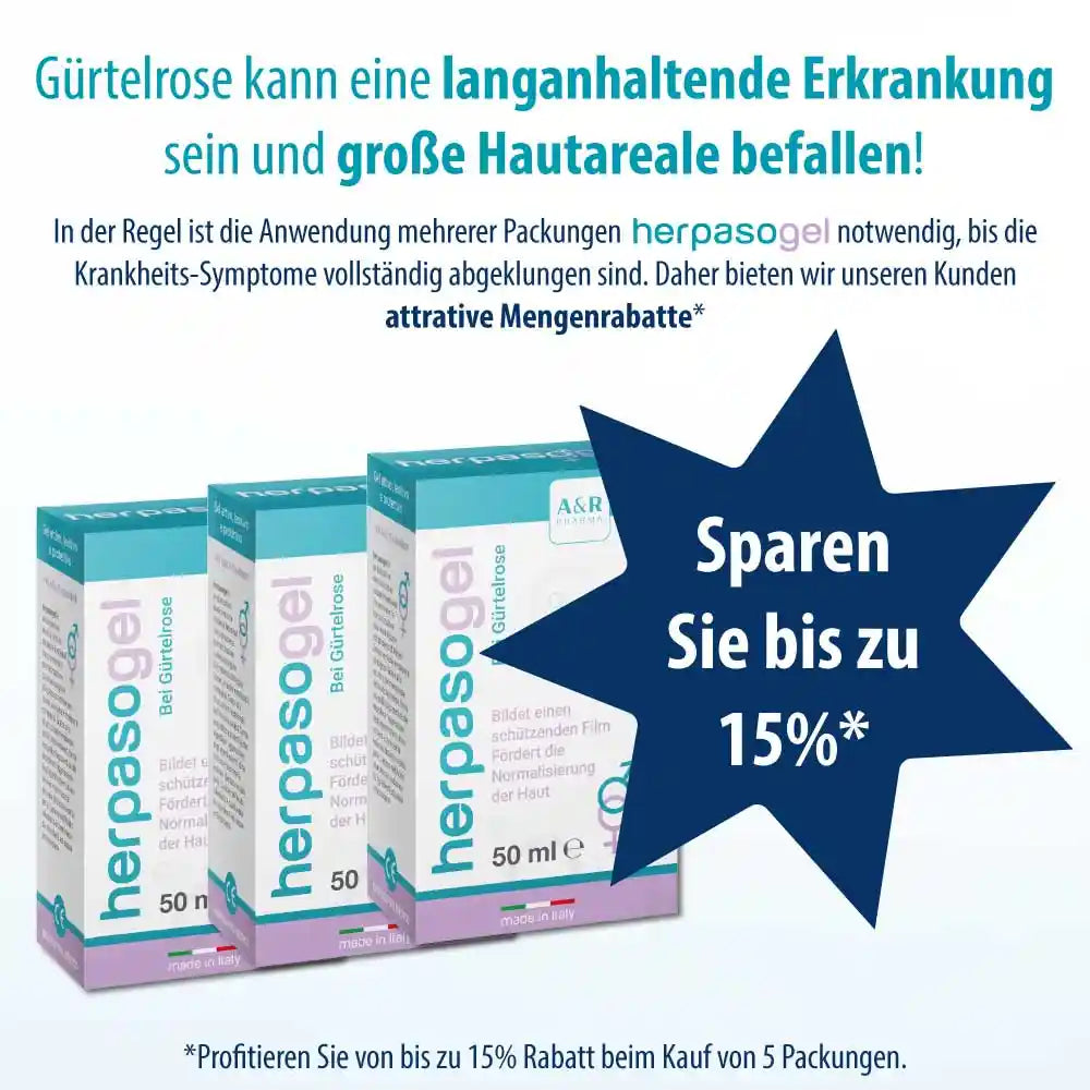 Herpasogel bei Gürterose