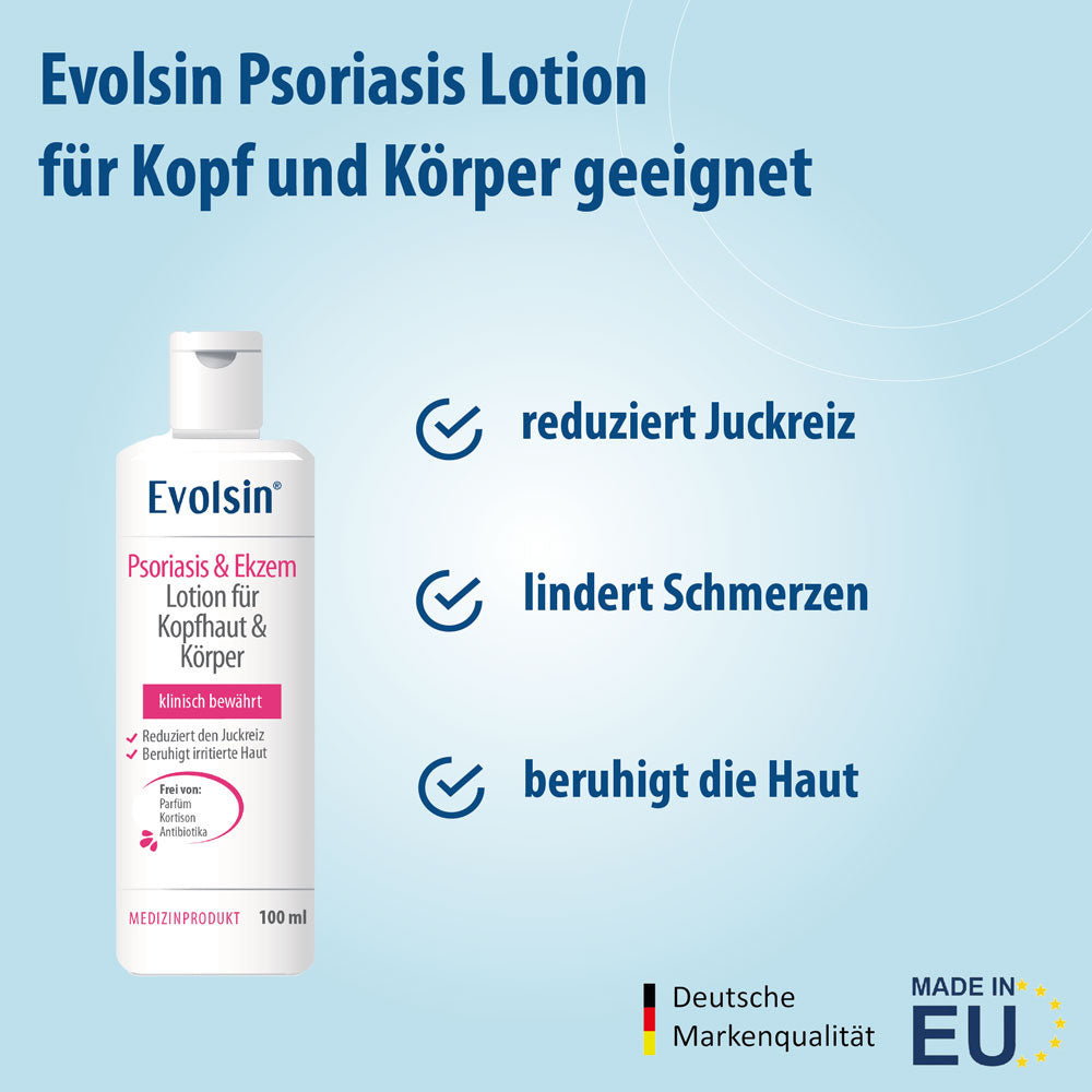 Psoriasis & Ekzem Lotion für Kopfhaut und Körper