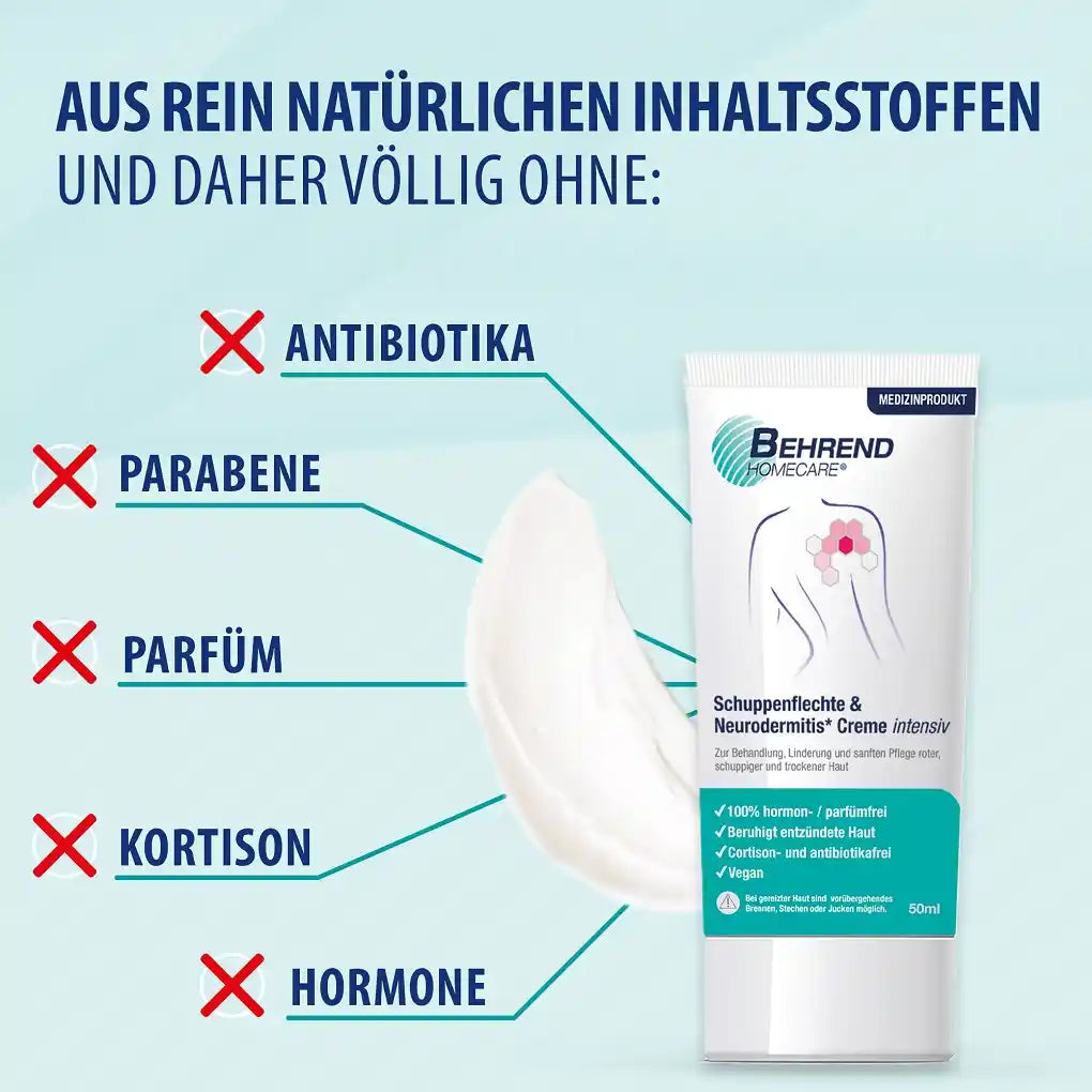 Schuppenflechte & Neurodermitis Creme intensiv, 50ml