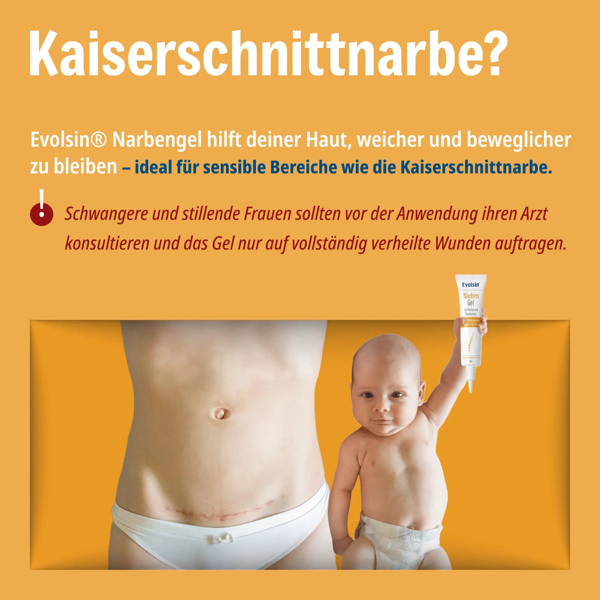 Evolsin Narben-Gel 20g für Kinder & Erwachsene