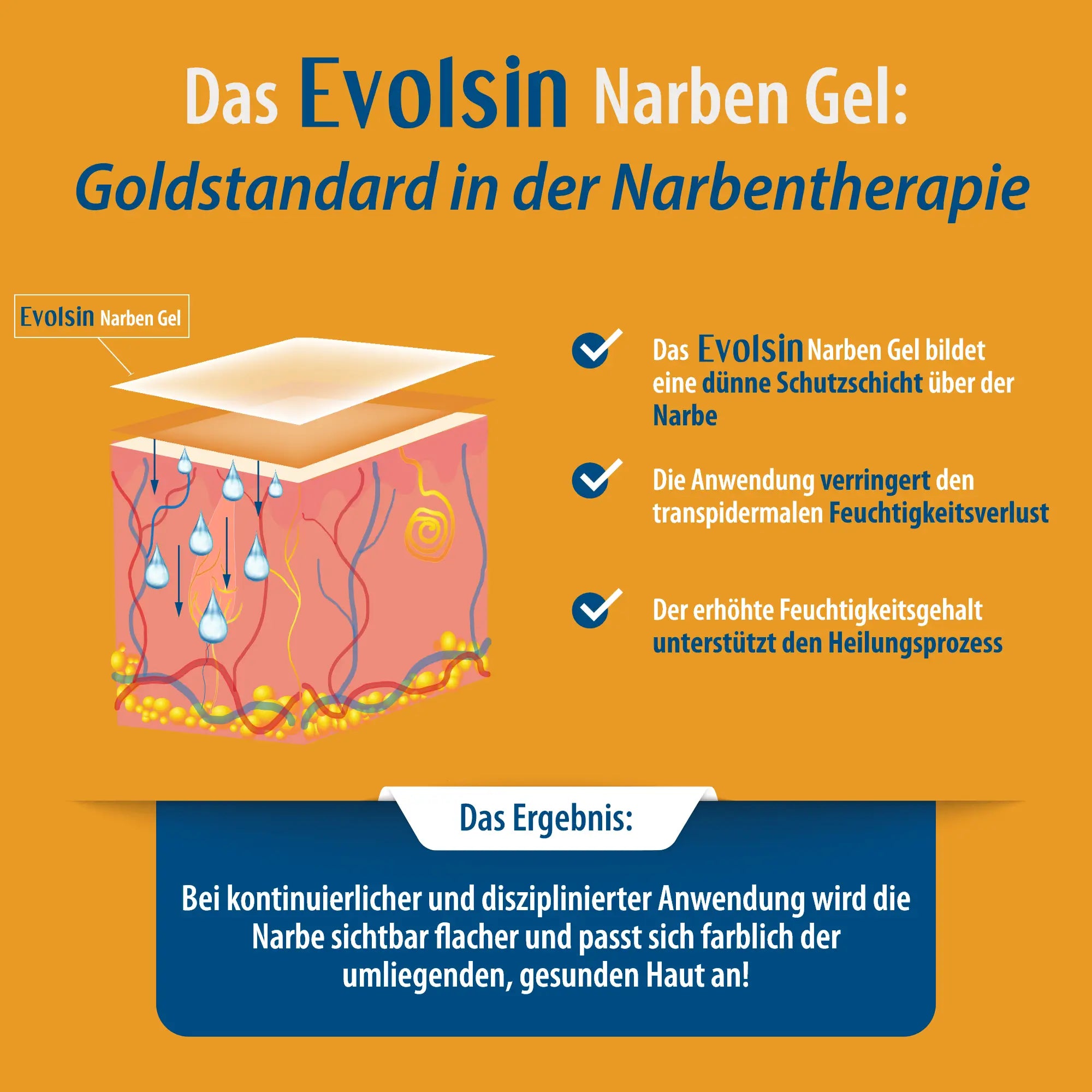 Evolsin Narben-Gel 20g für Kinder & Erwachsene