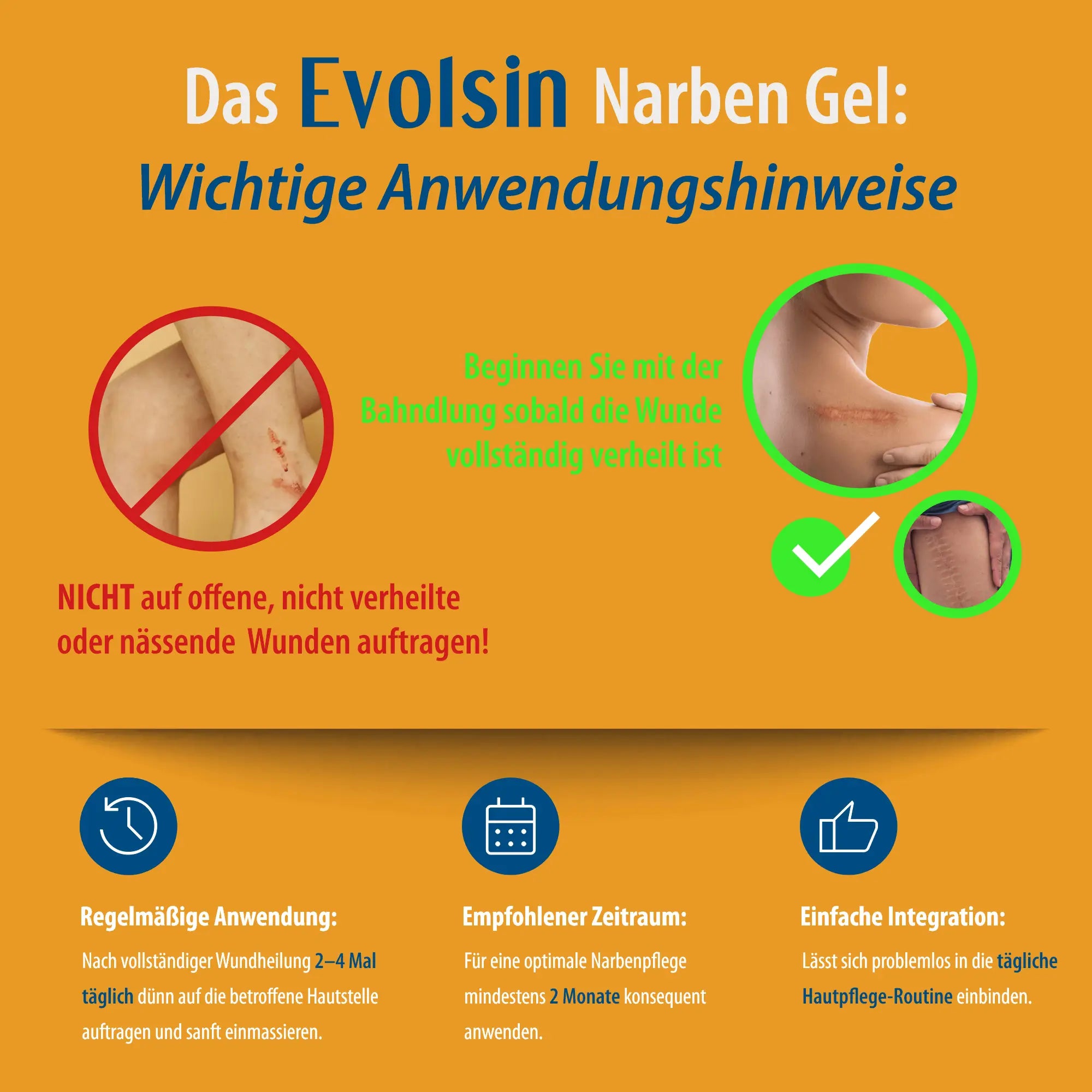 Evolsin Narben-Gel 20g für Kinder & Erwachsene