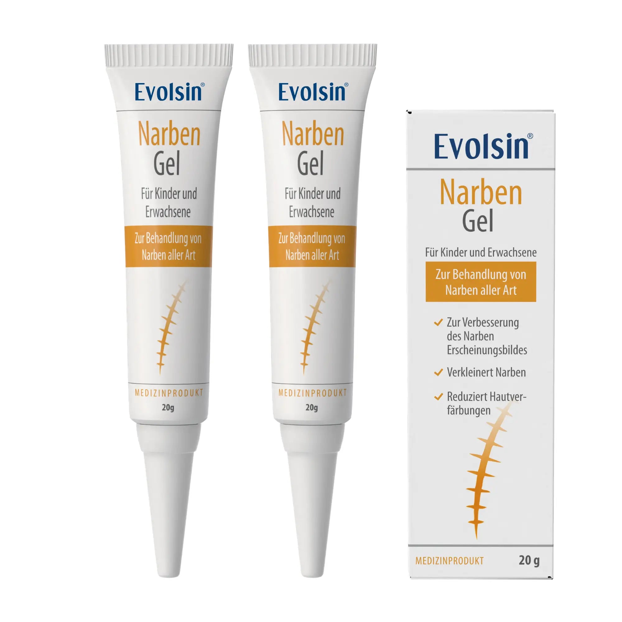 Evolsin Narben-Gel 20g für Kinder & Erwachsene