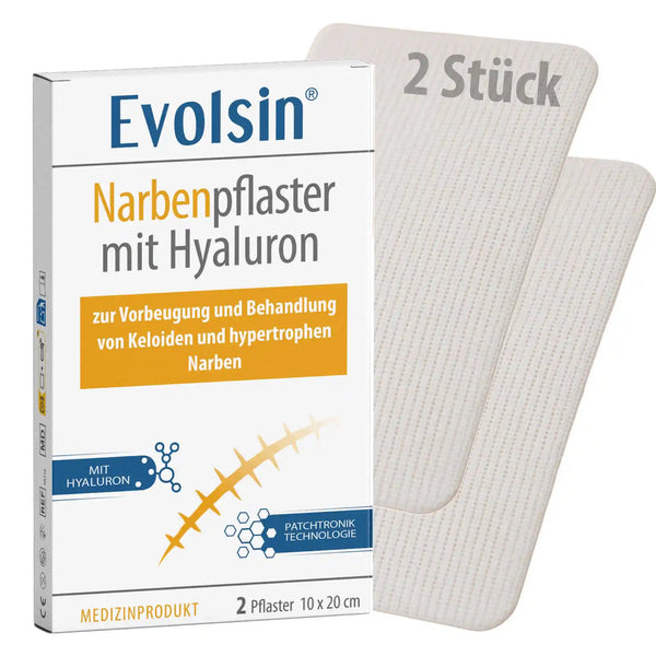 Narbenpflaster mit Hyaluron - 2 Stück