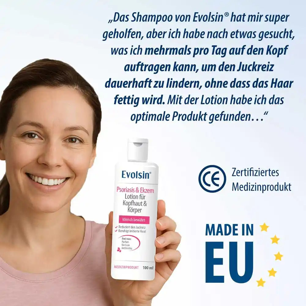 Psoriasis & Ekzem Lotion für Kopfhaut und Körper