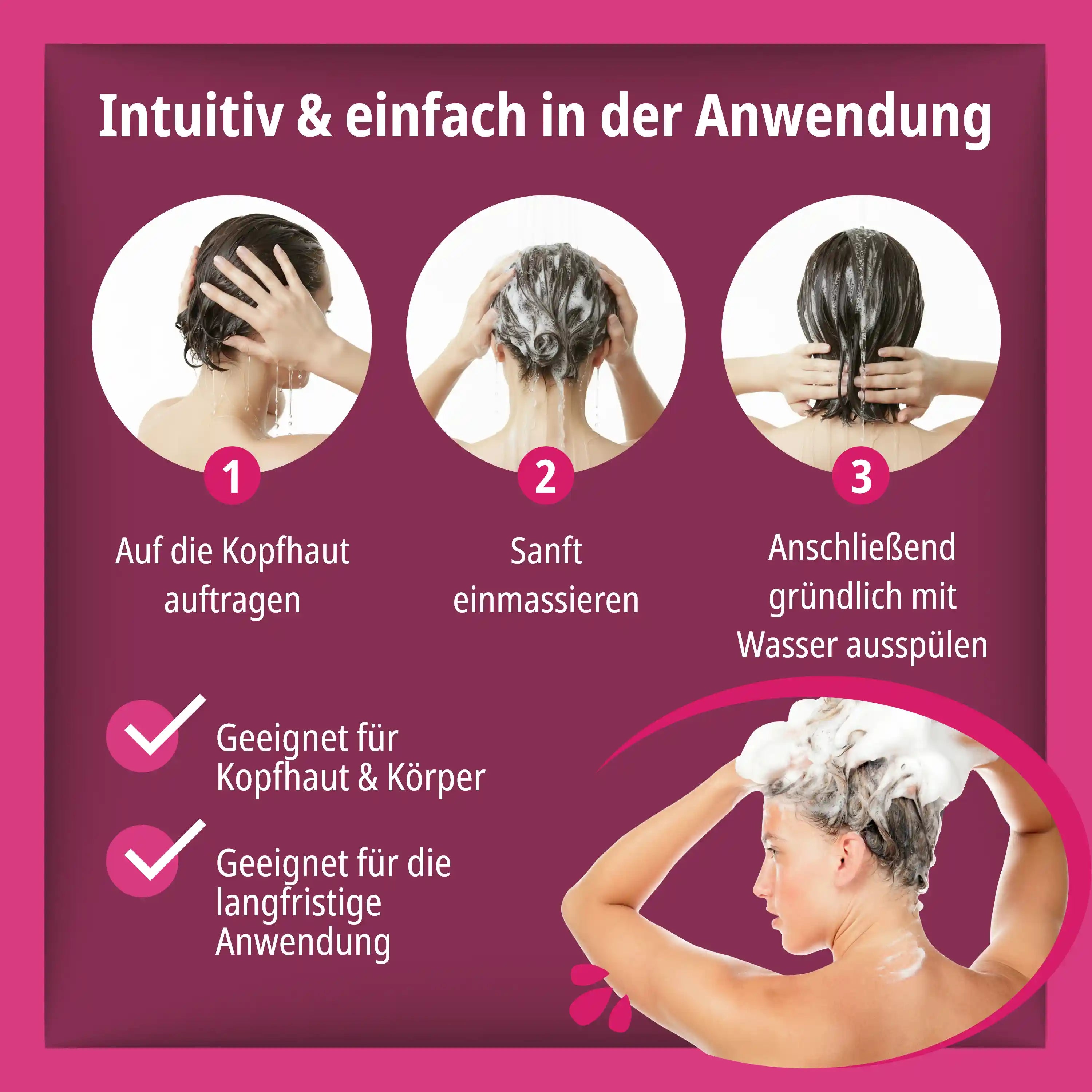 Psoriasis & Ekzem Shampoo für Kopfhaut & Körper