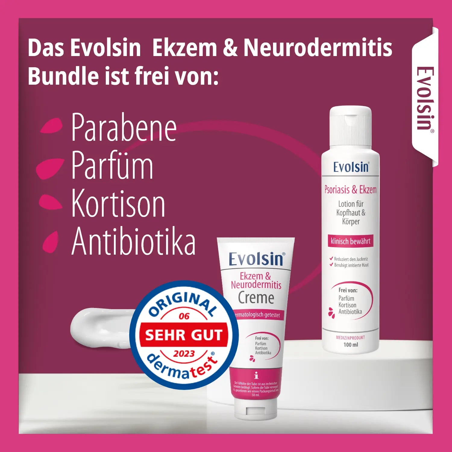 Ekzem Hautpflege Set – Creme & Lotion