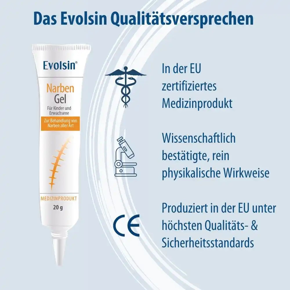 Evolsin Narben-Gel 20g für Kinder & Erwachsene - Narbensalbe