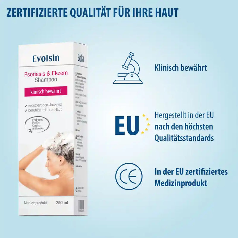 Psoriasis & Ekzem Shampoo für Kopfhaut & Körper