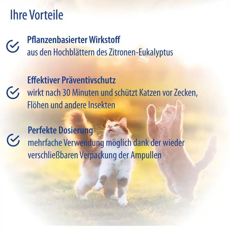 Redisan® Spot on Katze - Pflanzenbasiertes Zeckenmittel OHNE CHEMIE