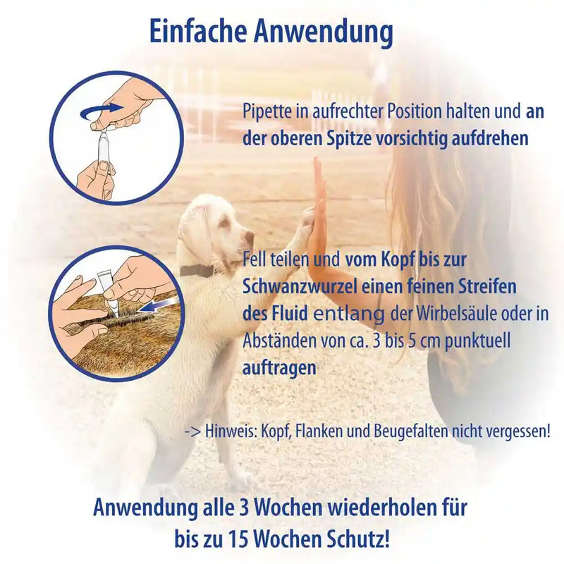 Redisan® Spot on Hund - Pflanzenbasiertes Zeckenmittel OHNE CHEMIE
